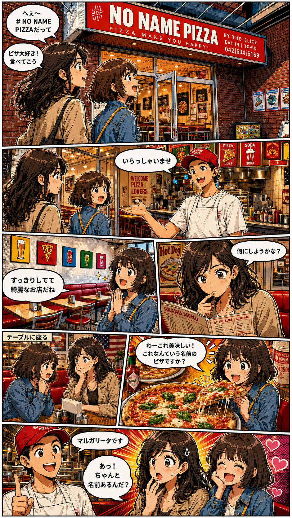 #NO NAME PIZZAの漫画